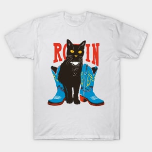 Cat Cowboy Adventures Wrangler T-Shirt